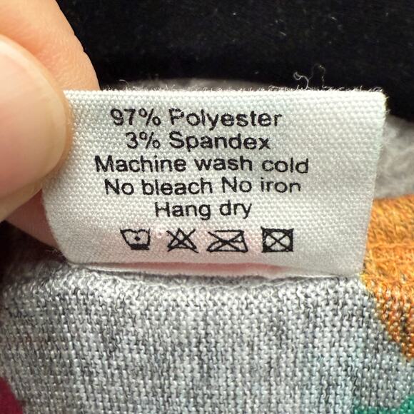 Et'Lois Wrap Cardigan One Size Womens Top Multicolor Rainbow Soft Knit USA Made - Picture 8 of 10